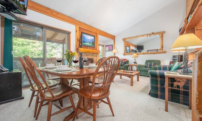 Teton Pines Condo | RMR: Charming Buckwheat 1 BR +Enclosed Loft