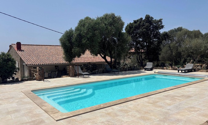 Sartene Villa | "Roccapina - Exceptional villa in Sartène