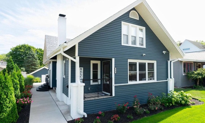 Rockford House | Rockford 2BD w/EV Charger, Patio & Fast WiFi, Upscale Furnished Rentals in Rockford, IL | Ideal Sho