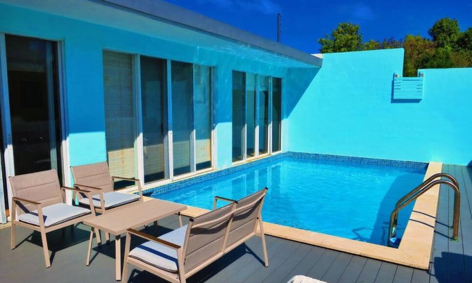 Cabes Point Apartment | Romantic 1BR condo & private pool @Sapphire Beach IX