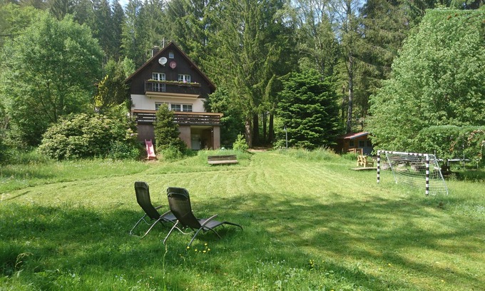 Ottersweier House | Romantic forest house "Lucas" with a beautiful garden and sauna