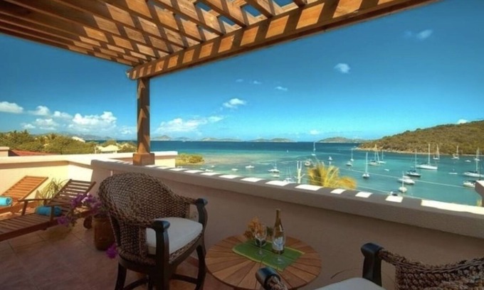 Estate Enighed Condo | Romantic penthouse condo with the best view in the Virgin Islands