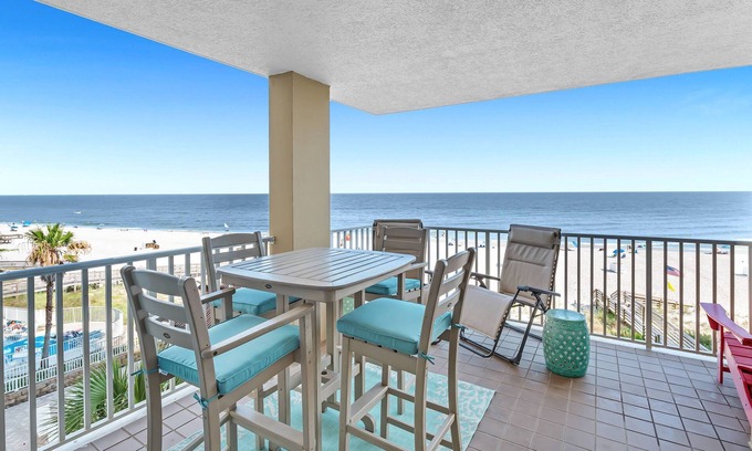 Orange Beach Condo | Romar Place 403 ~ In/Outdoor Pools, Hot Tub, Sauna & $400 in FREE Activities Daily ~ Zoo/Parasail +