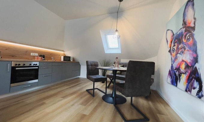 Moorhusen Apartment | Roof Lounge - Appartement/fewo, Dusche, WC, 1 Schlafraum