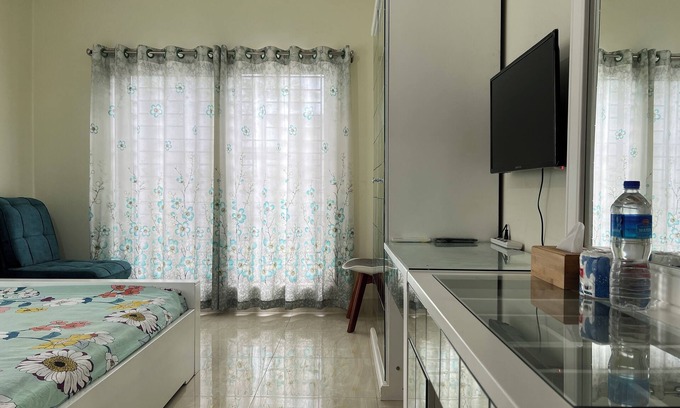 Basundhara Residential Area Apartment | Roof top One Bed Fully Furnished Apartment with Kitchen, small Living & Bathroom