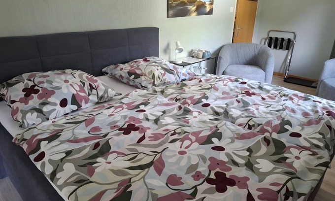 Bad Sachsa Apartment | Room 'Hochwald' with Shared Terrace, Shared Garden and Wi-Fi