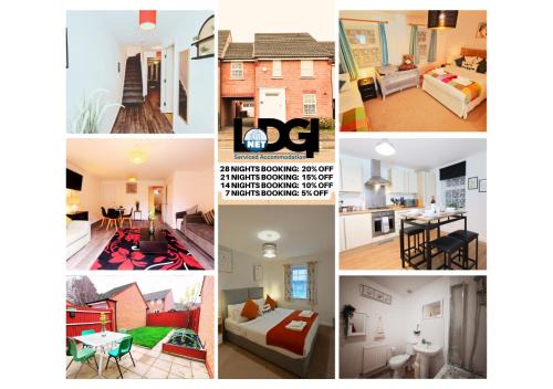 Telford House | Roomy Spark Home with Parking, Garden, Wi-Fi