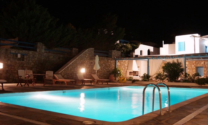 Kalafatis Condo | Royal Gem by Mykonos (Super Clean Pool Maisonette)