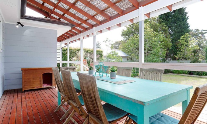 Nelson Bay House | Rubys Retreat, 44 Achilles Street - pet friendly, aircon, wifi & boat parking