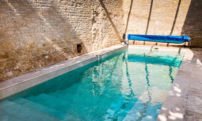 Raix House | Rural 3 bed barn conversion with swimming pool