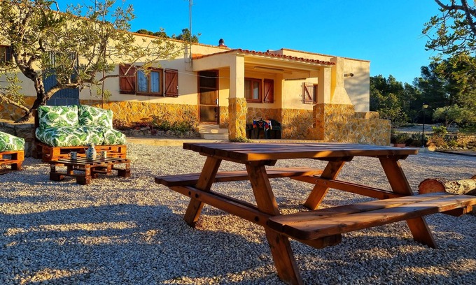 Costa Dorada Cottage | Rural house with views to the sea, the mountains and a lot of tranquility