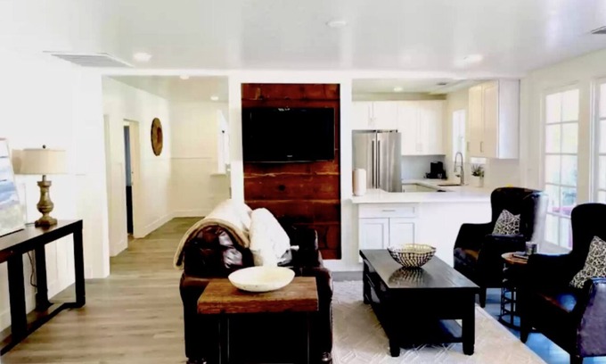 Guerneville House | Russian River Cottage Steps to town, beach, New hot tub.