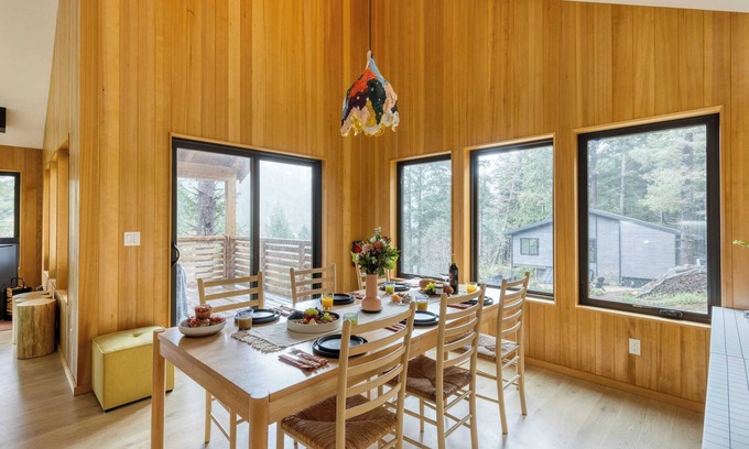 Arch Cape Cottage | Rustic Arch Cape Getaway w/Vibrant Interior Walk to the Beach Cape Wonder