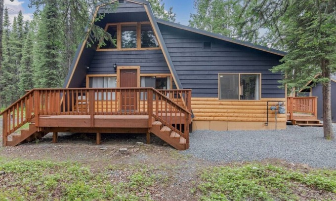 Sterling Cabin | Rustic & Chic Alaskan A-Frame