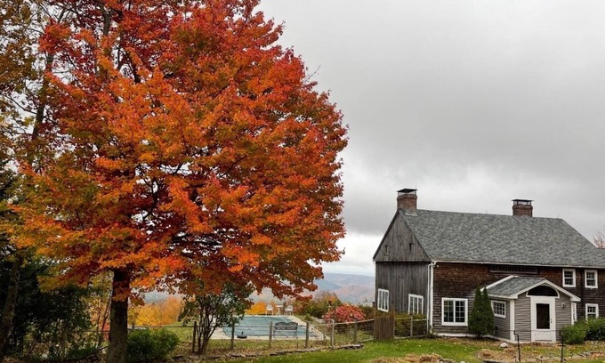 West Dover House | Rustic, dog-friendly escape with private pool, sweeping views, & W/D