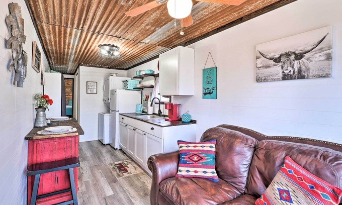 Morgan Mill House | Rustic Farm House Container on Horse Property!