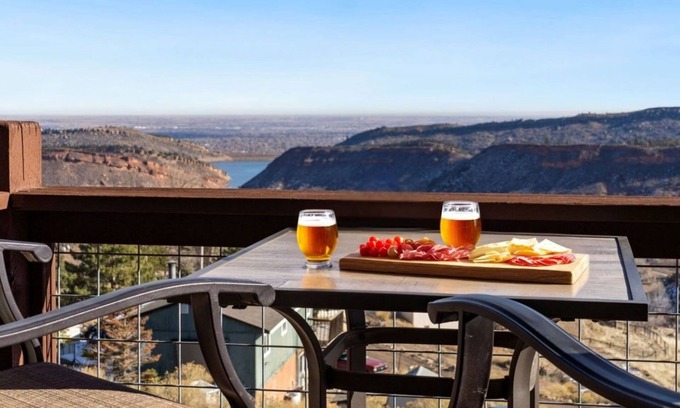 Fort Collins House | Rustic Mtn Home near Marina | Lake & City Views!