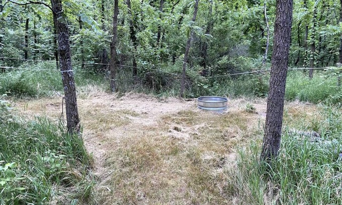 Berrien Springs RV Rental | Rustic Tent Campsite #2
