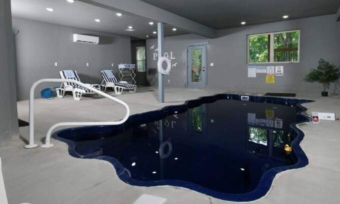 Wears Valley Cabin | Rustic Waters - NEW! Theater room - Private indoor pool