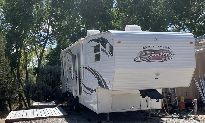 Aztec House | RV hookup next to our family friendly home. Between Aztec, NM and Durango, CO