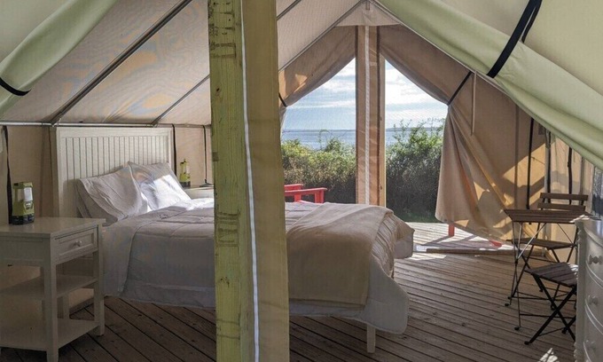 Northwest Harbor RV Rental | Safari Tent Glamping,S7-CedarPt, East Hampton, NY