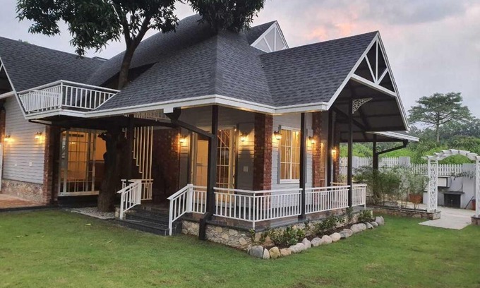 Bullawala Villa | SaffronStays Doon Hideout, Dehradun - luxury villa with plunge pool, lawn and barbeque
