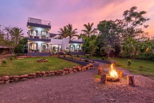 Malkhed House | SaffronStays Lakeview Nivara - Farm Stay Villa with Private Pool near Pune