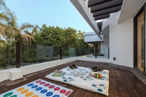 Tungarli Villa | SaffronStays Vedanta, Lonavala - villa with lawn, plunge pool and indoor games near Tungarli Lake