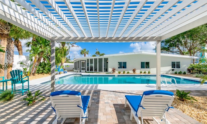 Port Canaveral House | SailAway House, 200 Yards to Cocoa Beach, Sleeps 8 Adults, 3 Kids, Private Pool