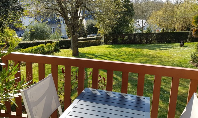 Saint-Marc-sur-Mer Apartment | Saint-Marc on sea, 200 m Mr Hulot beach, T2 + veranda