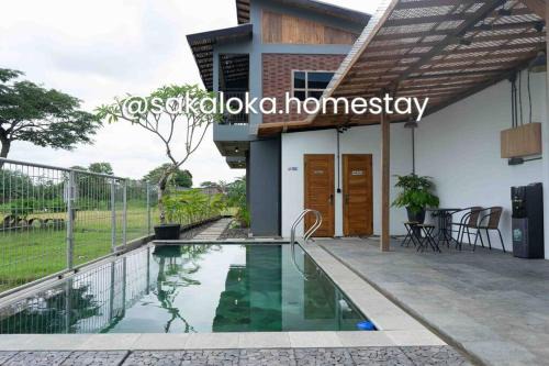 Pleret House | SakaLoka Cottage1- Mountain and Rice Field View