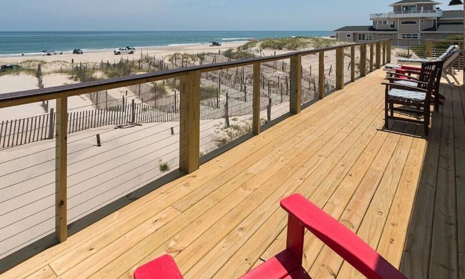 Corolla House | Salty Anchor oceanfront sunrise Carova4WD only! Pets not allowed!