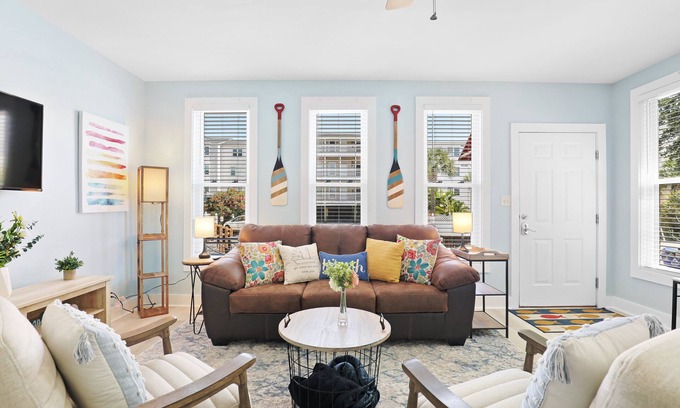 Folly Beach Apartment | Salty Shack #A - Across from the Beach - Central Location - Dogs Welcome with Approval