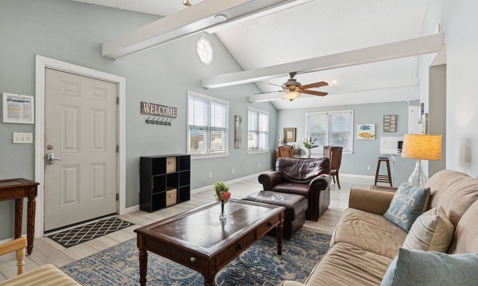 Folly Beach Villa | Salty Shack #C - Across from the Beach - Central Location - Dogs Welcome with Approval