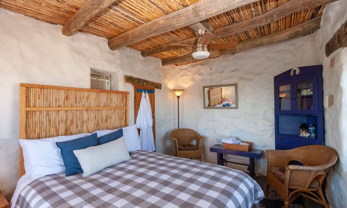 Terlingua House | San Carlos Room with sweeping views of West Texas
