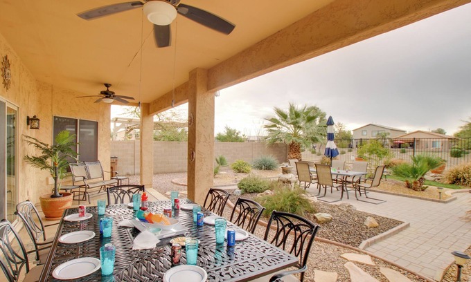 San Tan Valley House | San Tan Mountain Escape w/Patio & Pool Access!