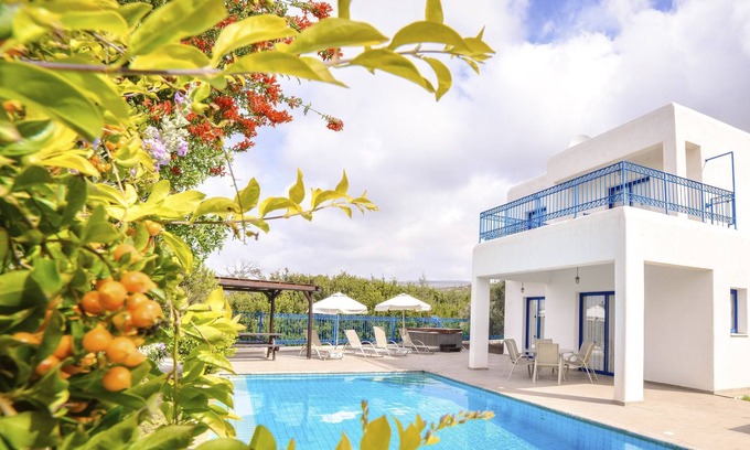 Agios Georgios Pegeias Villa | Sanders Azzurro - Ideal Villa w/ Private Pool