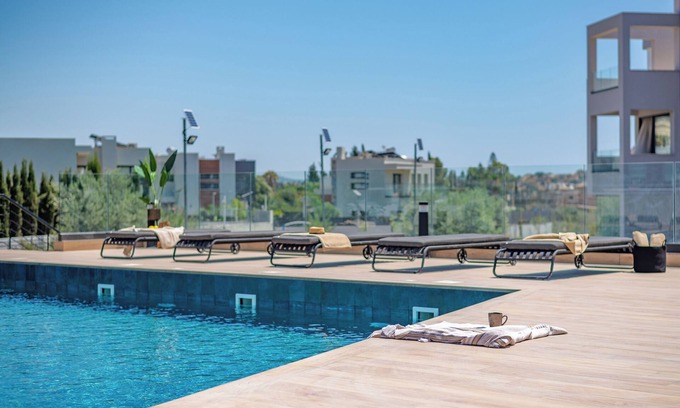 Agios Tychon Apartment | Sanders River Plaza - Light 2-Bdr Apt with Balcony