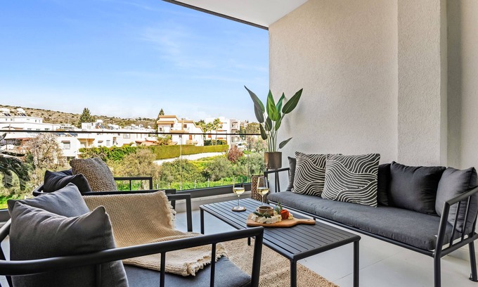 Agia Fyla Apartment | Sanders Triple - Cozy 1-Bdr Apt with Balcony