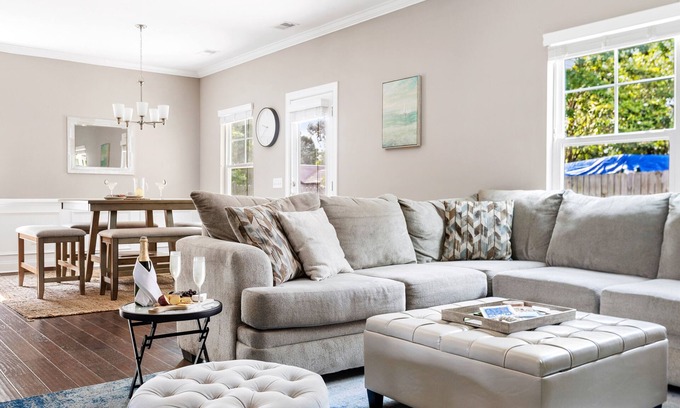 North Charleston House | Sandy Palm | Large Home with Fenced Backyard