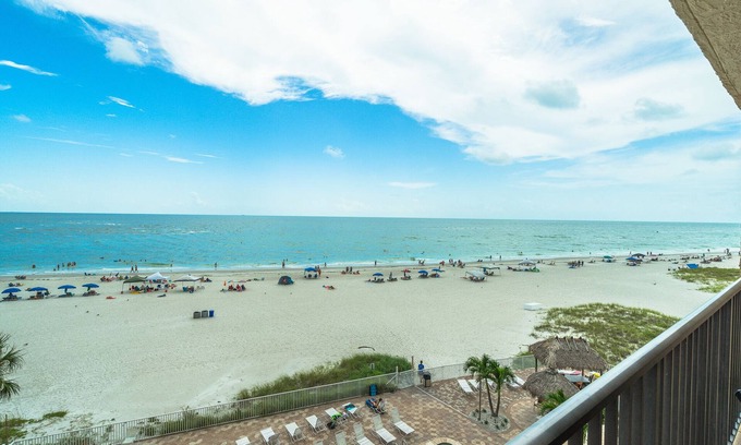 Madeira Beach Condo | Sandy Shores 401 Gulf Front Corner Condo