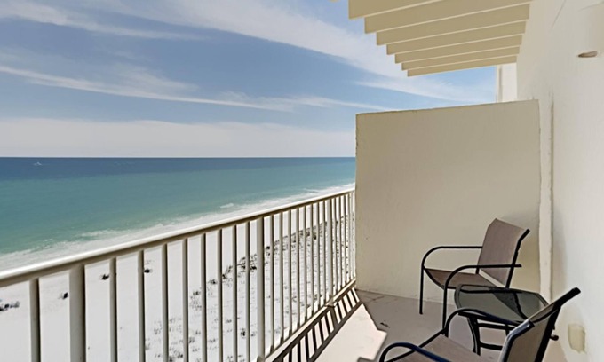 Pensacola Beach Condo | Sans Souci #505 | Beachfront Condo, Balcony Views!