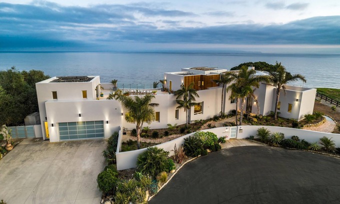 Santa Barbara House | Santa Barbara Bluff-Top Luxury with Panoramic Ocean Views & Private Beach Access