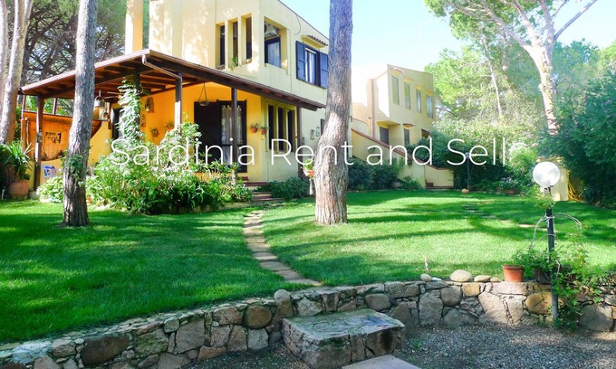 Santa Margherita di Pula Apartment | Santa Margherita Ortensia 4 places air conditioning 450 meters from the sea garden
