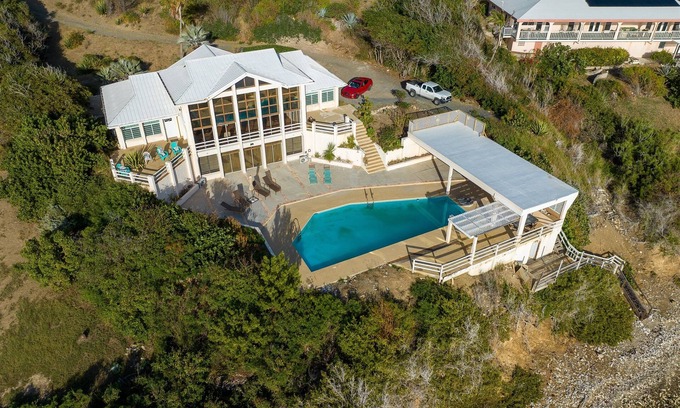 Grapetree Villa | Sapala All - Exclusive Oceanfront Rustic Villa with Private Pool