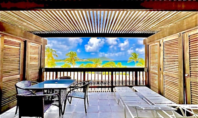 Red Hook Apartment | Sapphire Beachfront Condo - View of Paradise - Free Wi - Fi