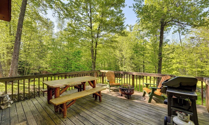 Saranac Lake Cabin | Saranac Lake Cabin w/Deck: Pets Welcome!