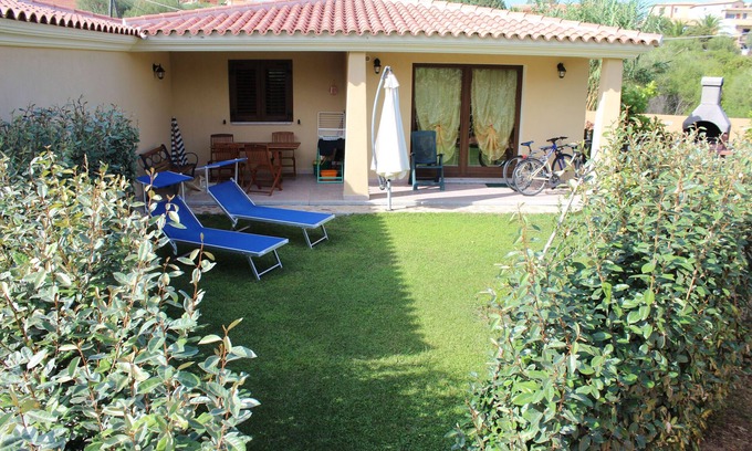 Pittulongu House | Sardinia-Pittulongu-Holiday home w/garden 5 min. walk from withe sandy beaches