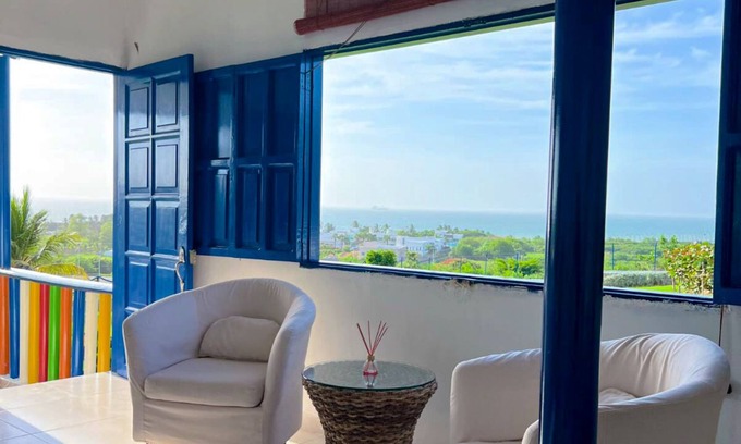 Tubara House | Saty connected while travelling, Glamping with WIFI next to the Caribbean Ocean
