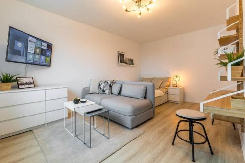 Nordost Apartment | Sauber und modern, Netflix, Wifi, Leipzig Flair, Küche